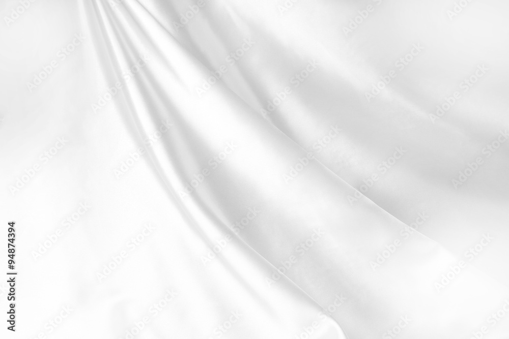 White silk material fabric texture