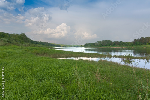 Daugava river near Daugavpils city  Latgale  Latvia