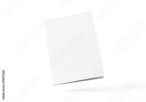 Flyer Broschüre gefalten weiss A4 A5