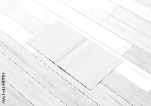 Flyer Broschüre weiss