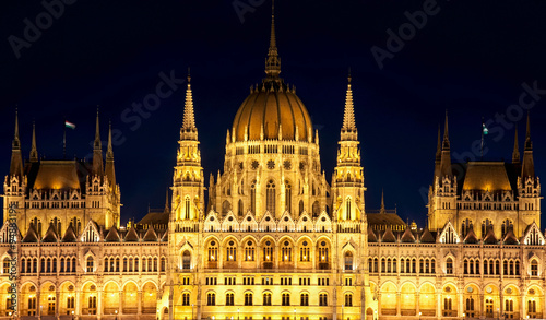 The Hungarian Parliament in blue hour