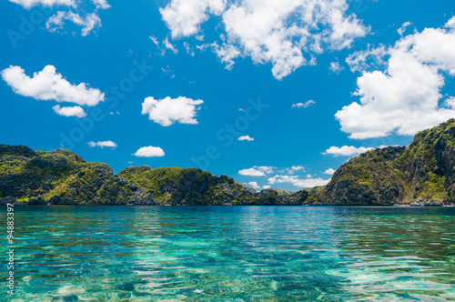 Fototapeta Naklejka Na Ścianę i Meble -  Beautiful island views in El Nido, Philippines.