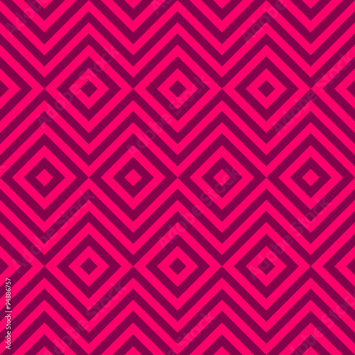 Ethnic tribal zig zag and rhombus seamless pattern. Vector 