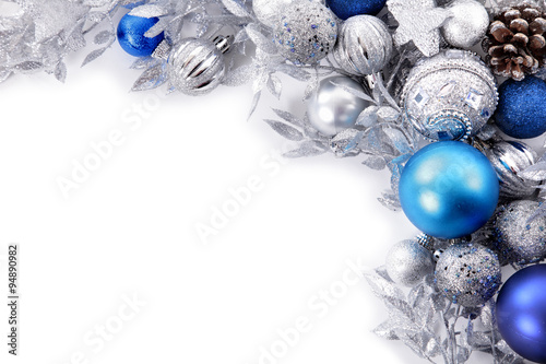 Christmas border with copy space