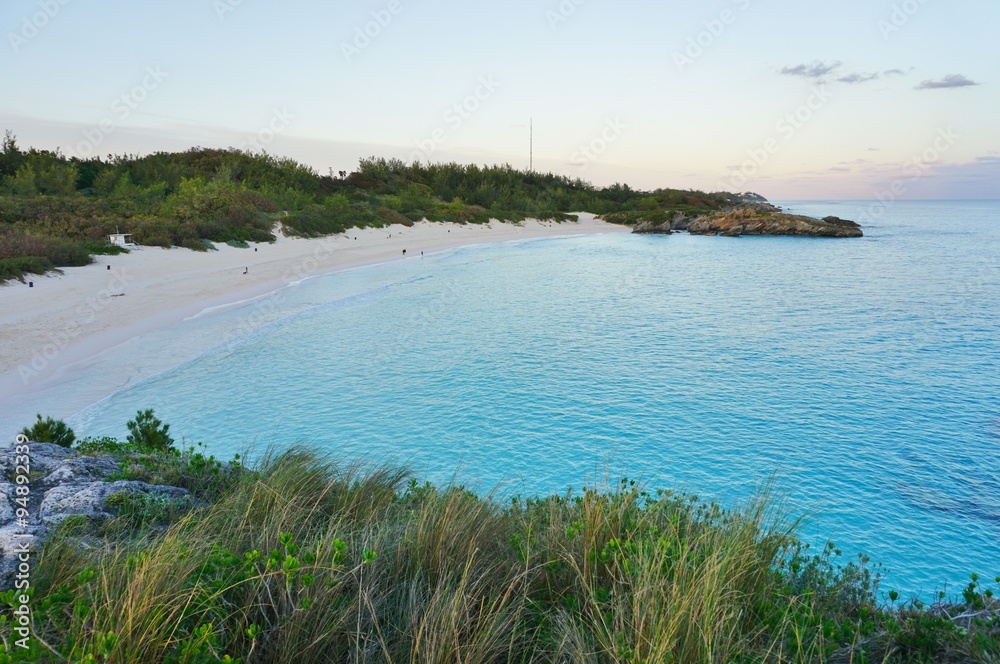 Beautiful Horseshoe Bay beach in Southampton, Bermuda