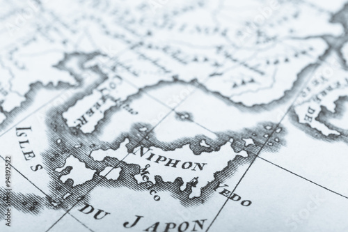 アンティークの世界地図　マレー半島