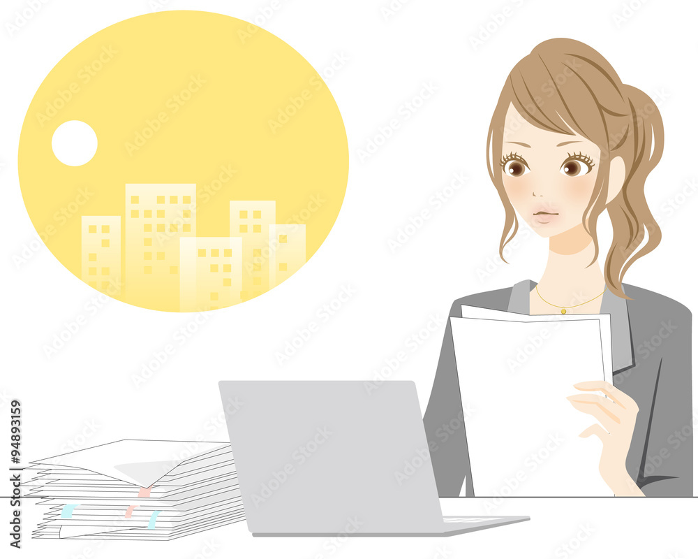 【女性のライフスタイル】書類作成 【女性のライフスタイル】書類作成