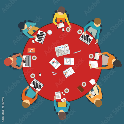 Business meeting dasign.
