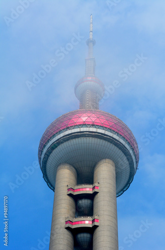 Oriental Pearl Tower in Shanghai, China photo