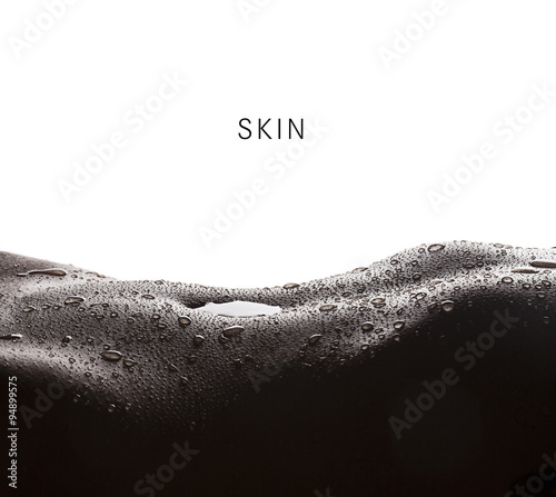 Skin - water drops on woman skin
