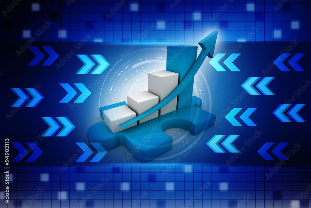 Obraz premium Business graph