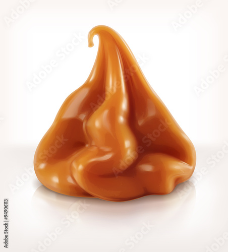 Caramel, vector icon