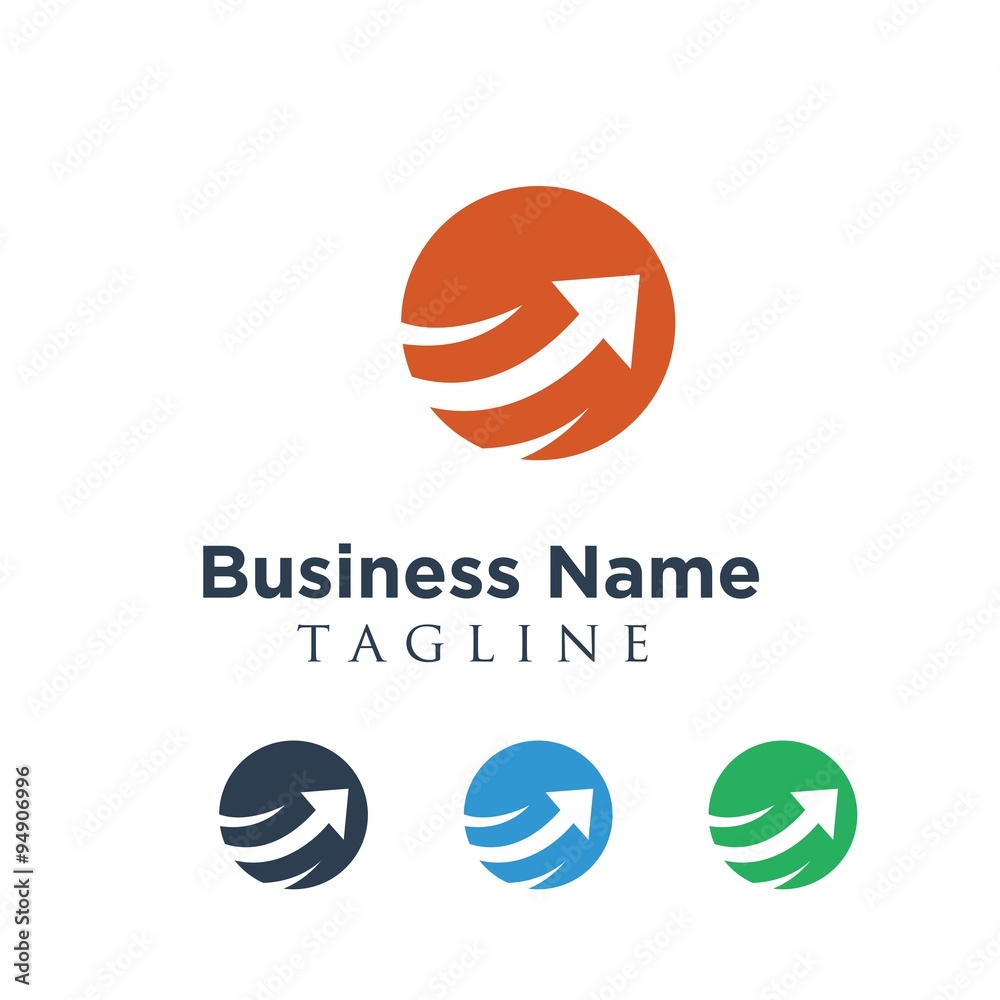 Arrow vector logo icon