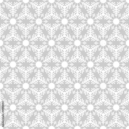 seamless pattern from snowflakes.Winter background. Christmas template. Vector illustration