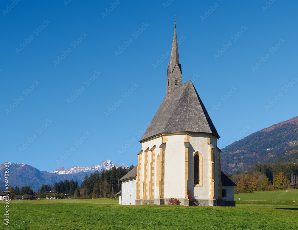 Filialkirche St. Athanasius bei Berg im oberen Drautal / Kärnten / Österreich