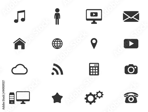 Social media simply icons