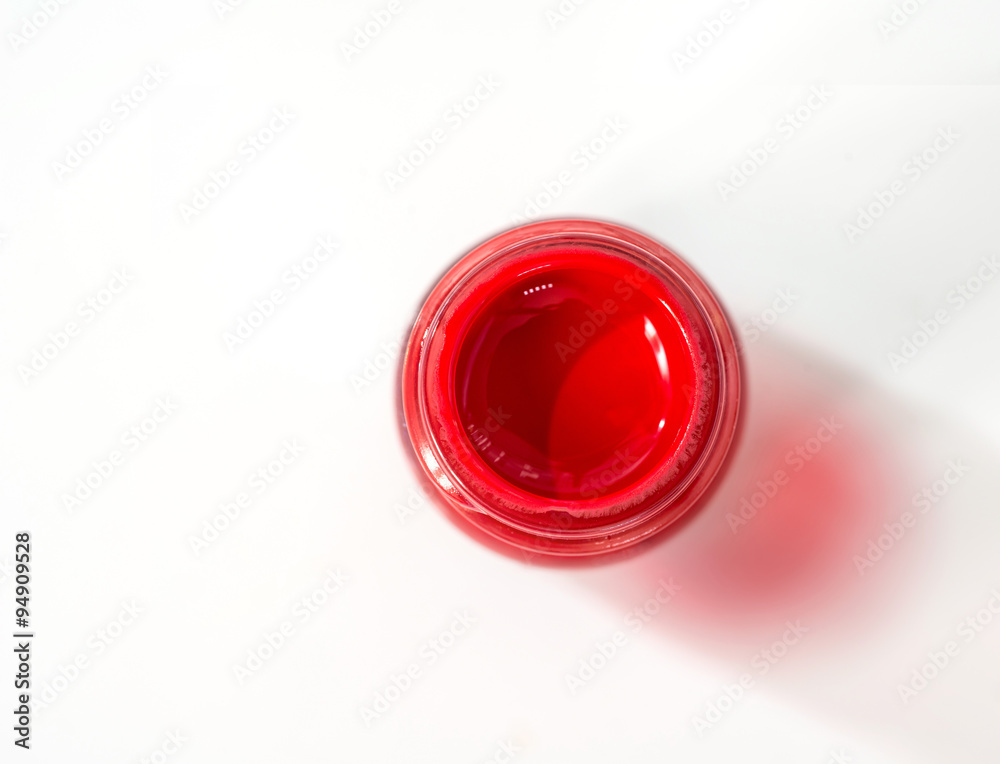 red poster colour on white background red poster colour on white background