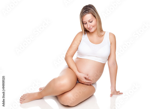 Portrait of a pregnant woman