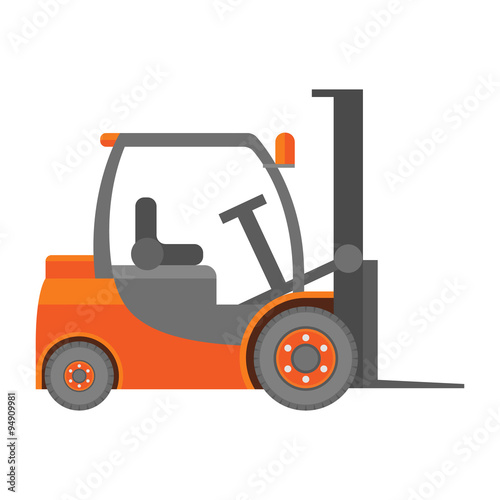 Forklift truck icon