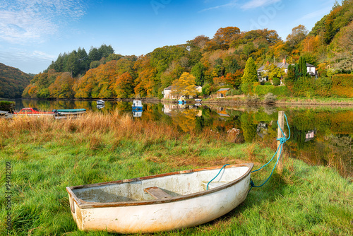 Beautiful Autumn Morning at Lerryn photo