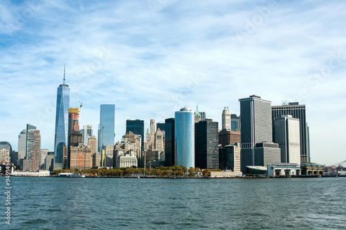 Downtown Manhattan from water