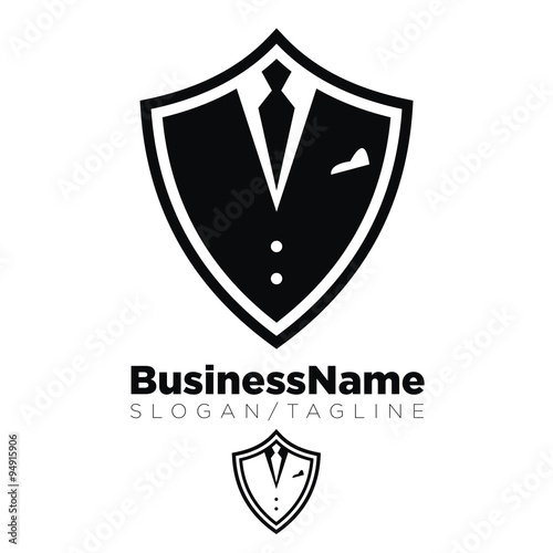 Suit and Tie logo icon Vector