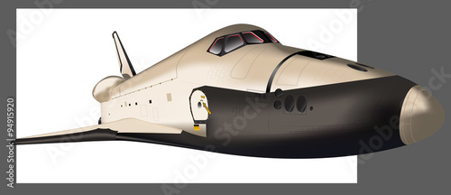 Space shuttle vector