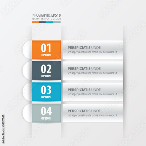 banner layout design Orange , blue, gray color