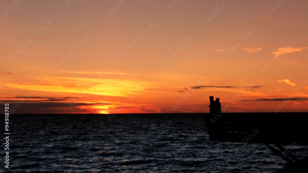 Scene like Titanic Take picture on the sea Scene like Titanic Take picture on the sea