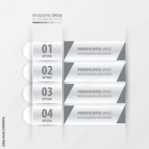 banner and label design  white color