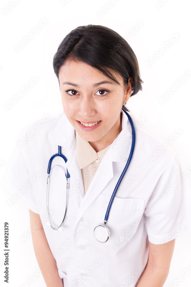 smiling female doctor, medic, health care personnel smiling female doctor, medic, health care personnel