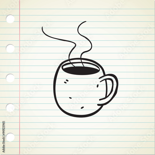 coffee cup doodle