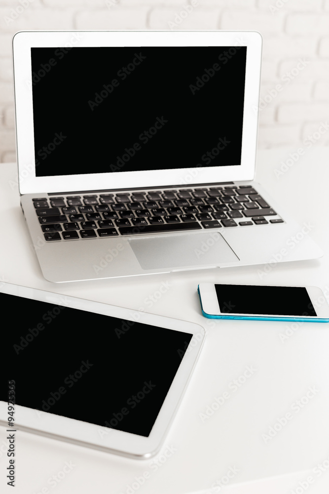 Working place of a business person Working place of a business person