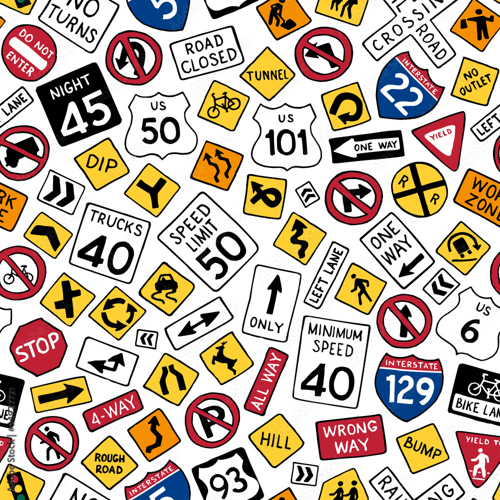 American Traffic Signs And Symbols