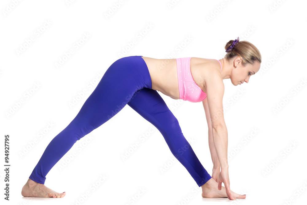Yoga half Pyramid Pose