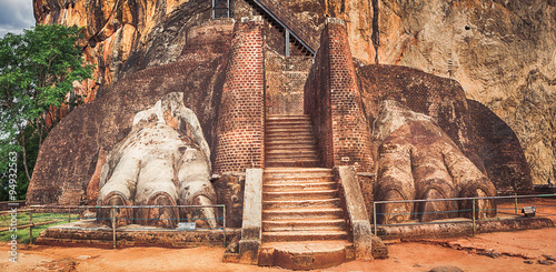 Sigiriya rock. Panorama