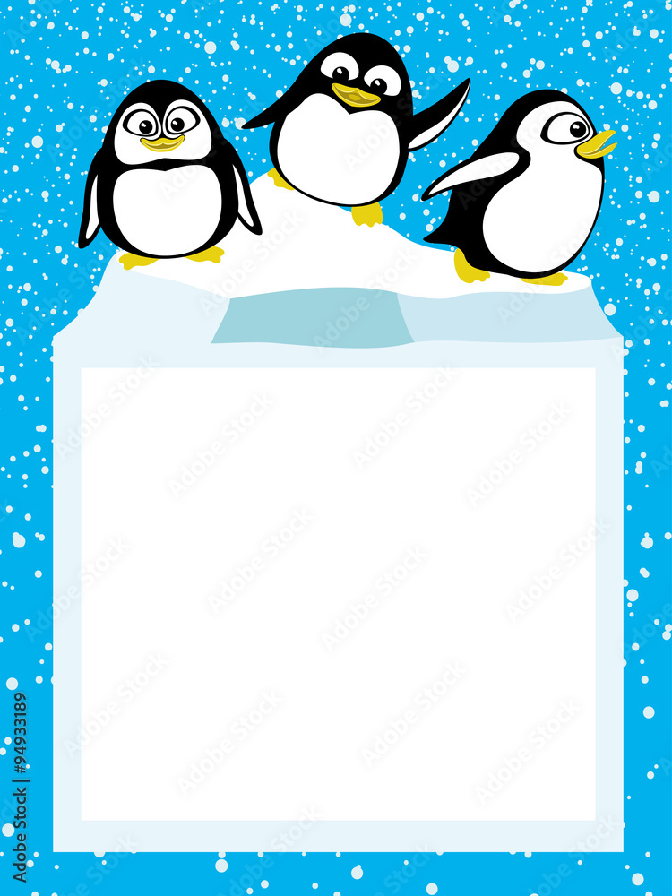 Obraz premium Pinguins.