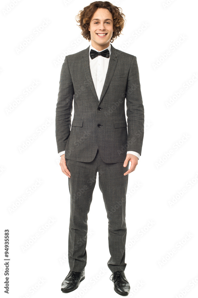 Smiling young handsome man in tuxedo Smiling young handsome man in tuxedo