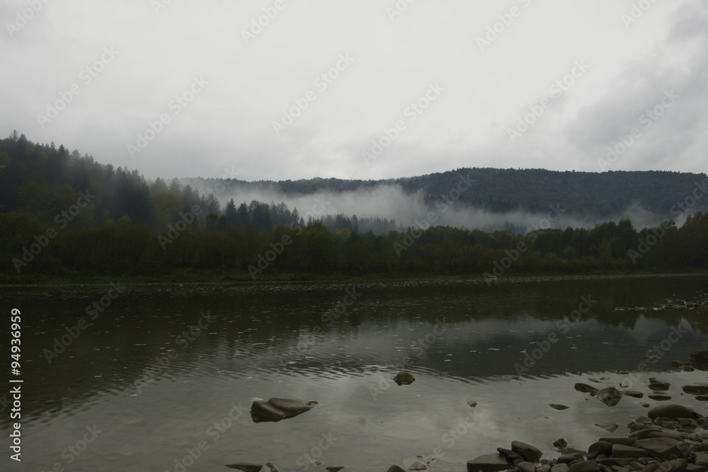 Water, mountains, flow