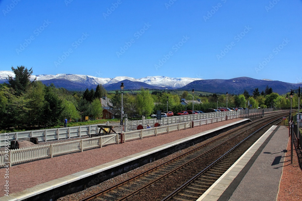 Fototapeta premium Scenic Train station