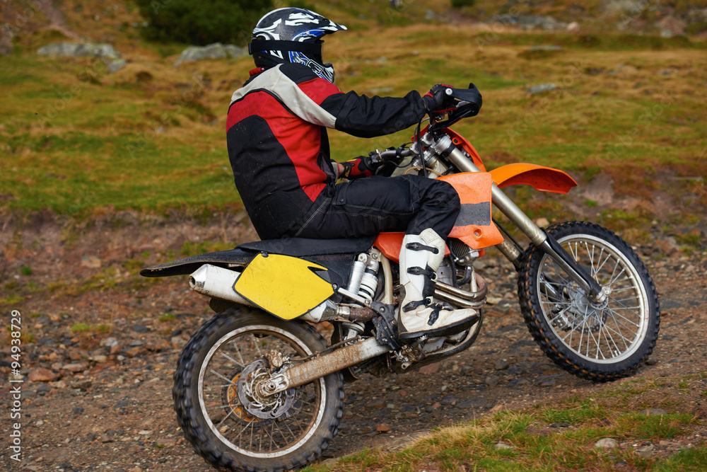 Naklejka premium motocross