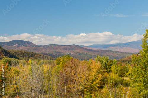 White mountain National forest in autumn, New Hampshire