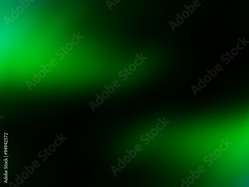 Abstract green and black gradient background