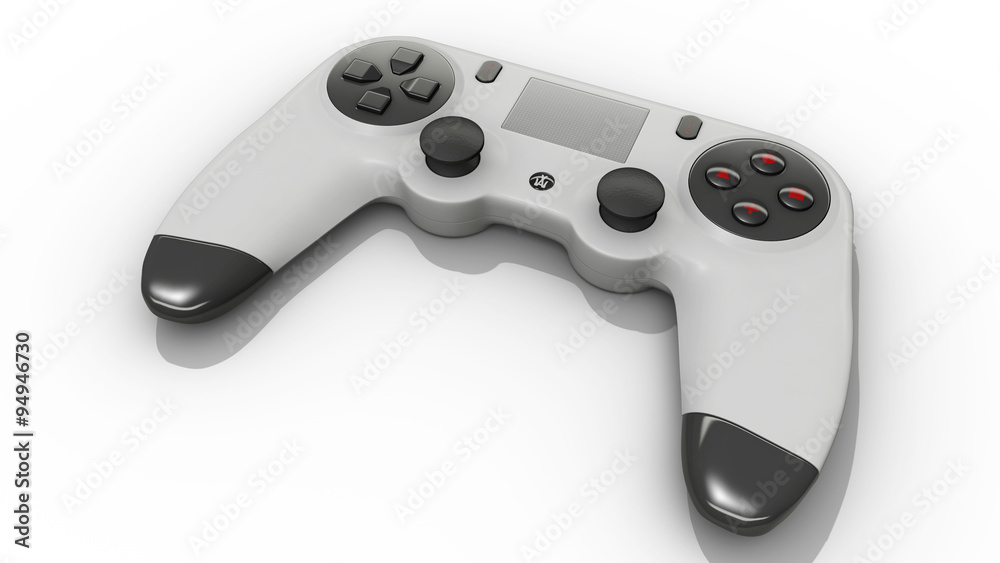 manette de jeux vidéo blanche manette de jeux vidéo blanche