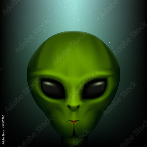The alien portrait