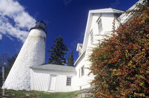 Private lighthouse in Castine, ME photo