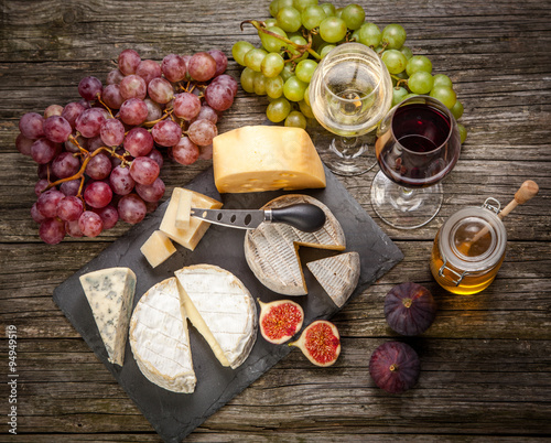 Wine and cheese