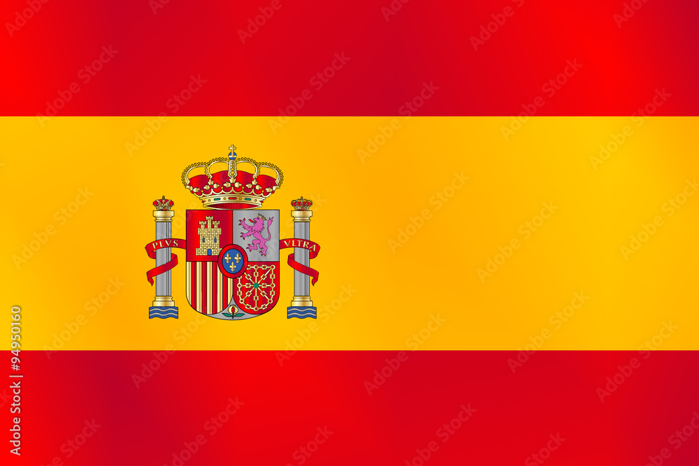 The Spanish Flag - obrazy, fototapety, plakaty 