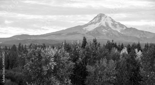 Obraz na płótnie Mt. Hood Volcanic Mountain Cascade Range Oregon Territory
