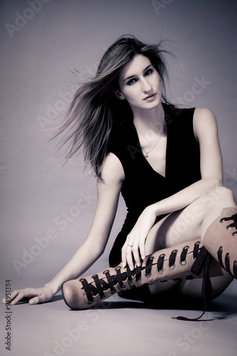 young beautiful woman